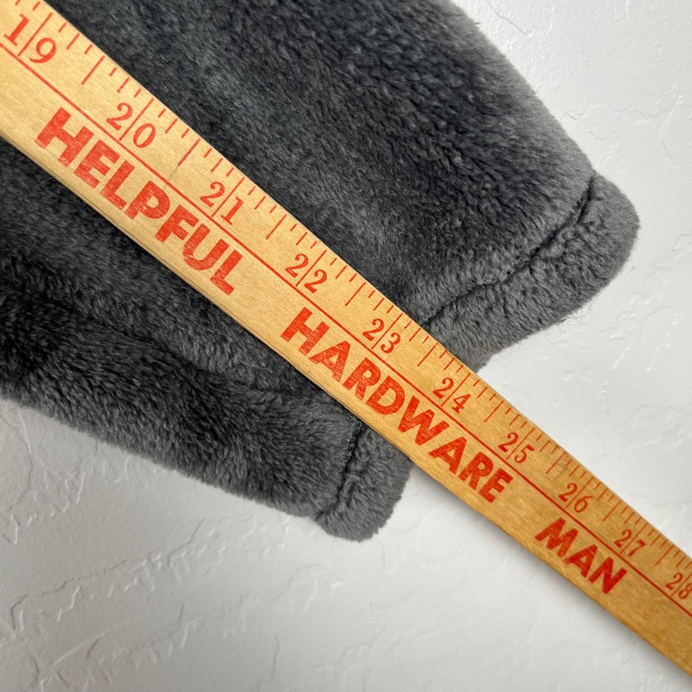 32 Degrees‎ Heat Womens Gray Faux Fur Fleece Full Zip Jacket Coat Large - Picture 7 of 8